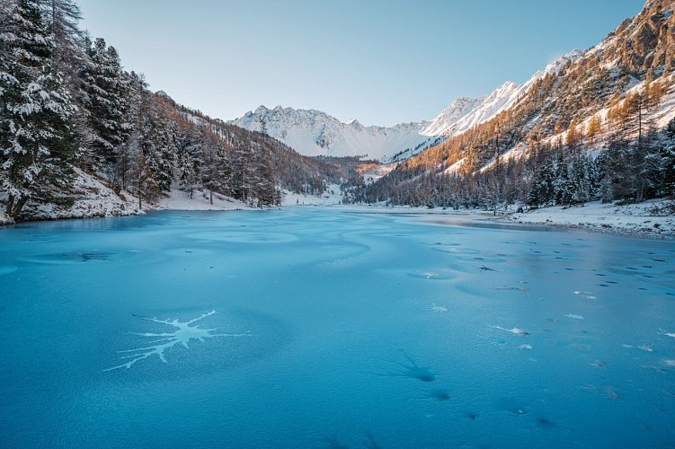 Lac de l'Orceyrette from the Centre Montagne