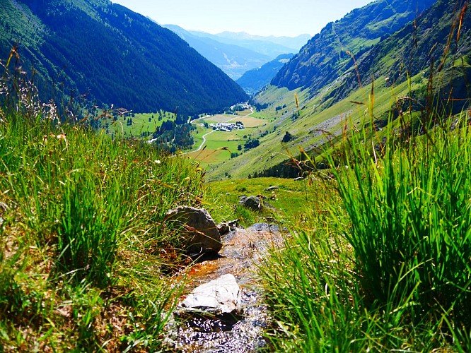 Route für Wanderer : Die Alpage de Lécheron