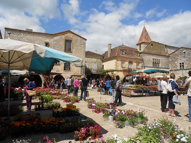le marché aux fleurs