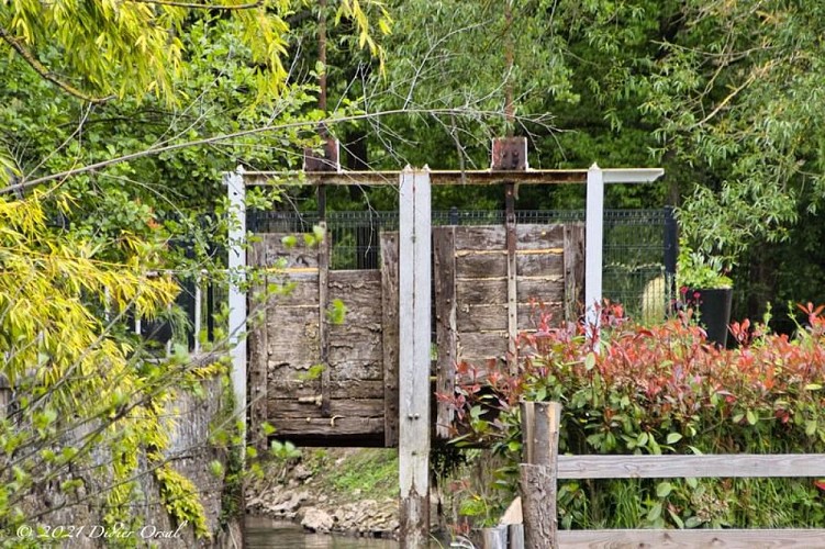 Moulin de Basse Roche (gros plan sur mécanisme)