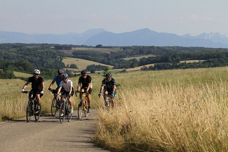 Les Chambaran à vélo