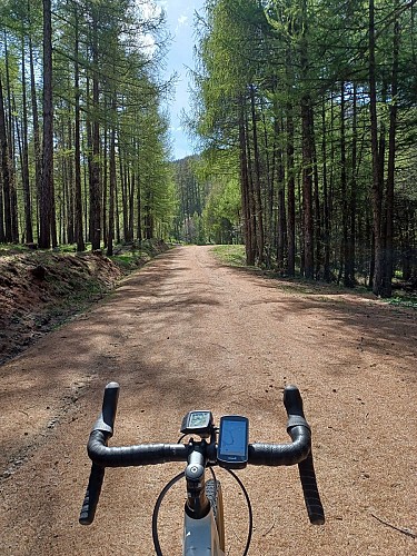 Les pinées Gravel (boucle gravel N°54 rouge)