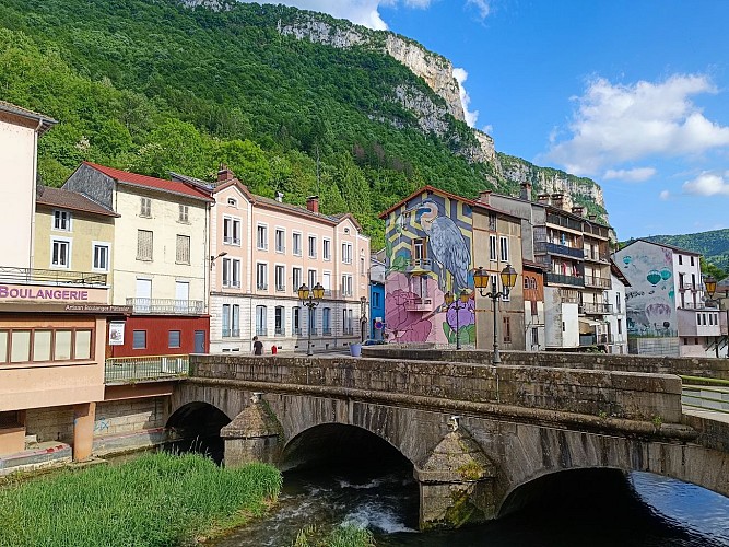 Parcours des fresques murales urbaines de Tenay