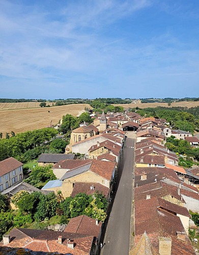 Vue du haut du donjon