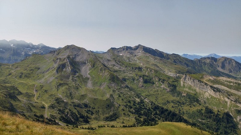 Walking route -Tête de Lindaret - Pointe de Chésery from Bassachaux