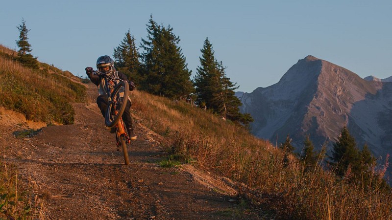 Mountainbike piste Panoramic