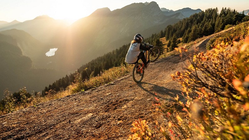 Mountainbike piste Panoramic
