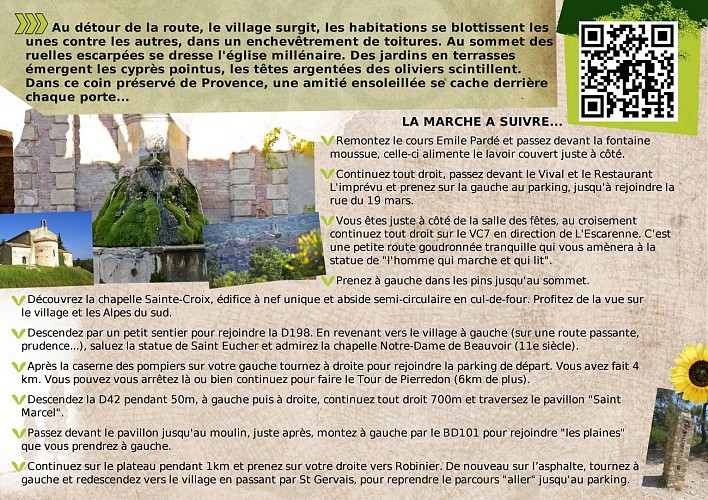 Rando: La Chapelle Ste Croix et Le Tour de Pierredon