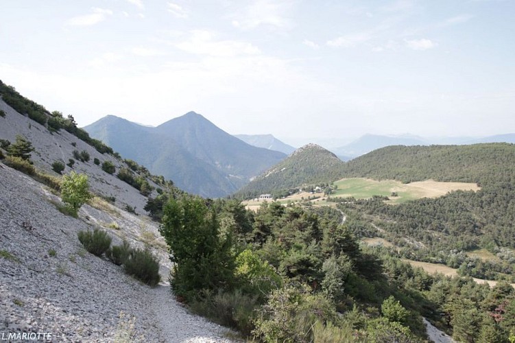 En montant au col de Pierrefeu