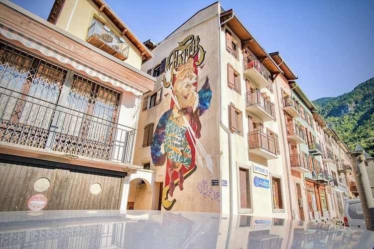 Parcours Street Art à Moûtiers