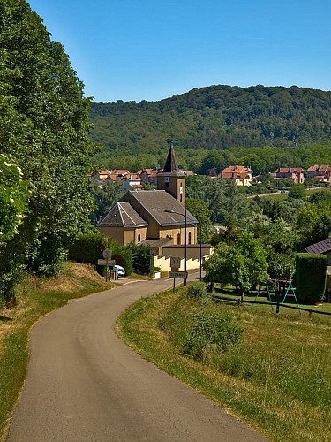 Point de vue des hauteurs d'Elzange