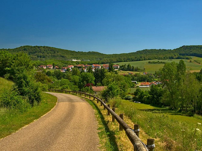 Paysage de la vallée de la Canner