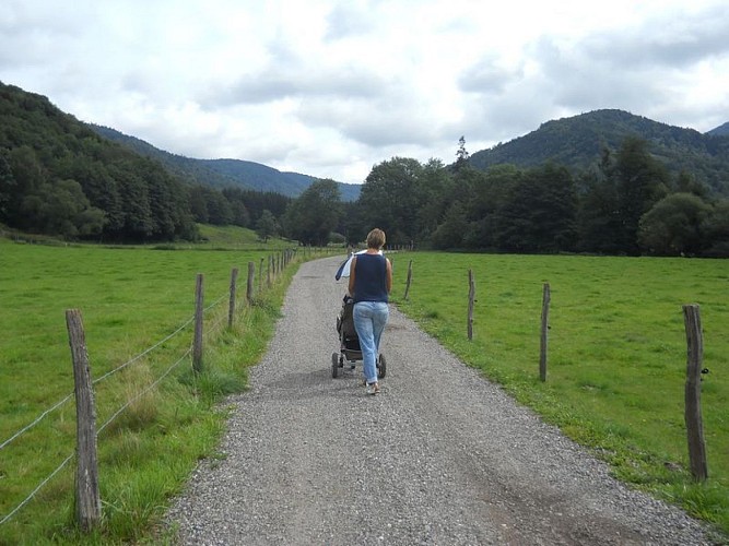Circuit poussette la promenade de Champé