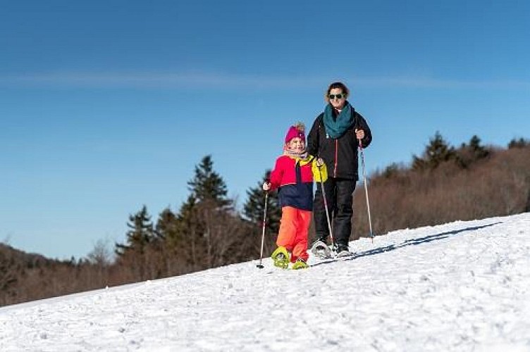 SCHNEESCHUHWANDERUNG - LA DECOUVERTE