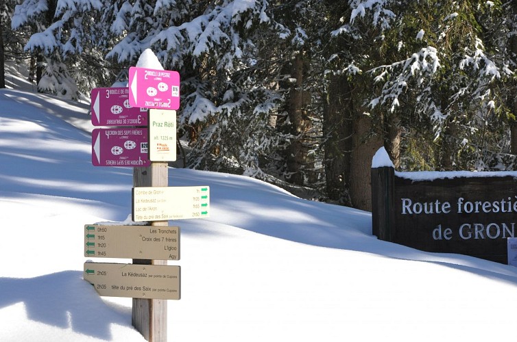 Boucle de Malatrait - sentier raquettes