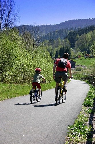 De groene route van de Hautes Vosges