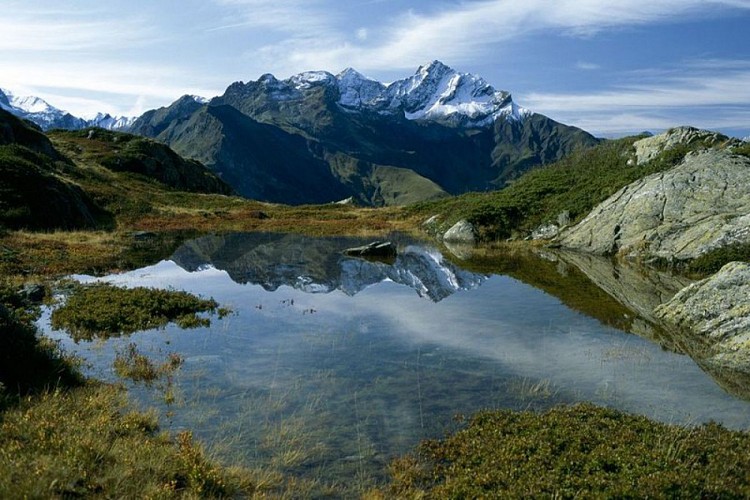 Aiguille de Morges depuis Tirière, commune de La Chapelle en Valgaudemar