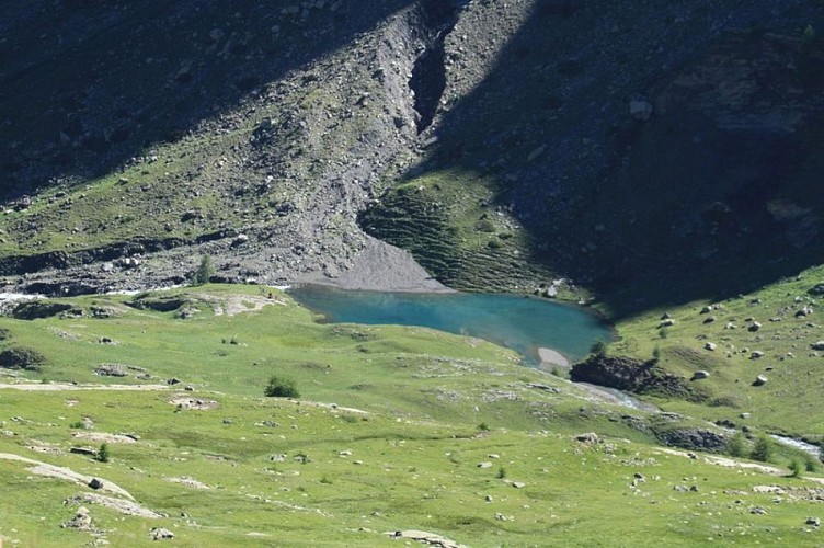 Le Lac du Fangeas vu d'en haut
