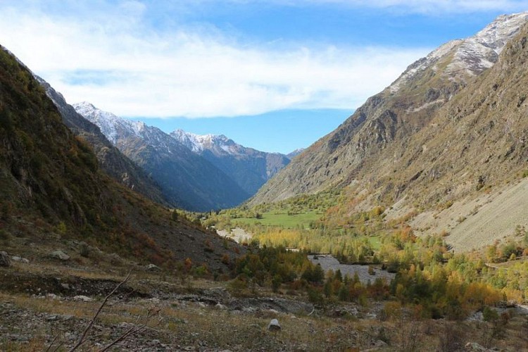 Haute vallée de la Bonne en Amont du Désert en Valjouffrey