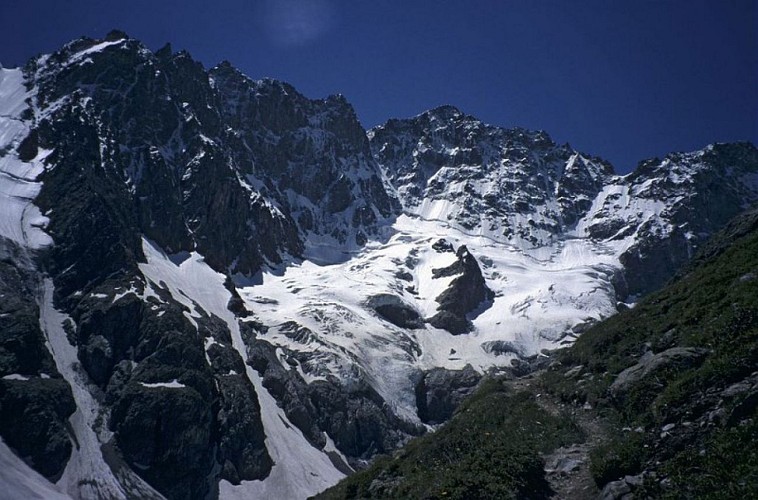Le glacier de la Plate des Agneaux