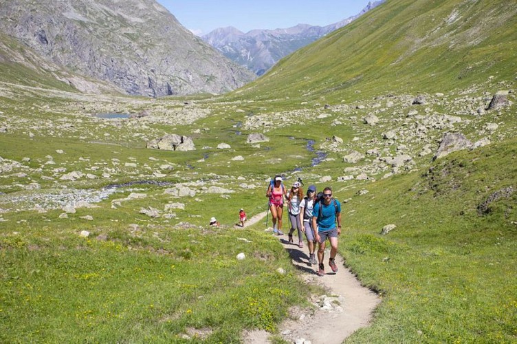 Montée au col d'Arsine