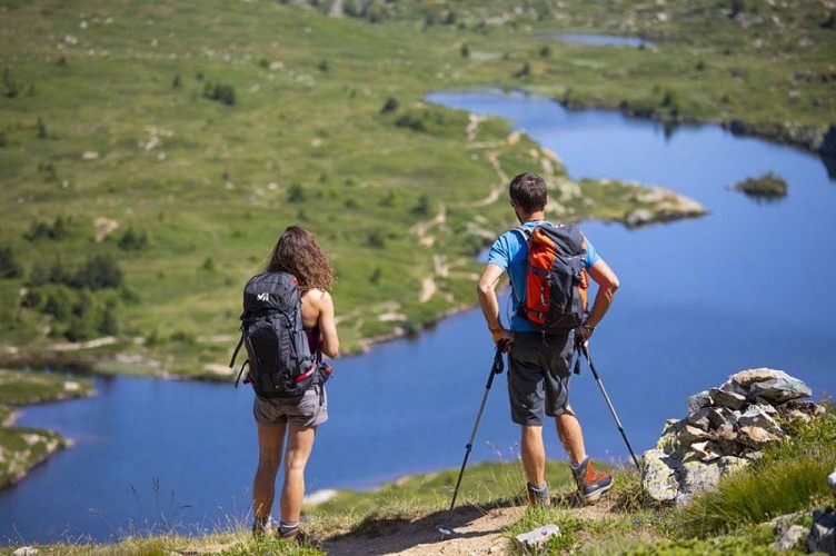 Contemplation du Lac Fourchu au Plateau du Taillefer