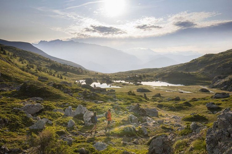 Lac noir et Lac de l'Agneau sur le Plateau du Taillefer