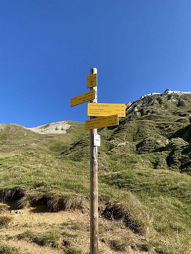 Choix pour la descente