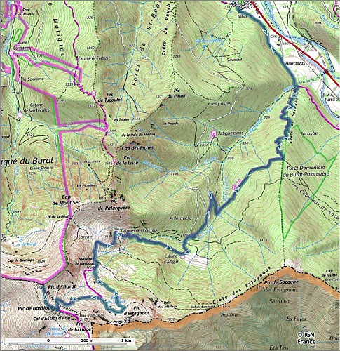 9 - Le Pic du Burat depuis Arlos