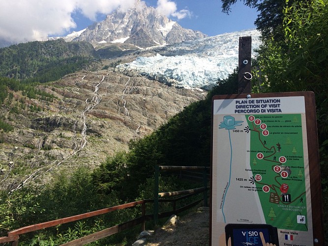 Hike to the Chalet du glacier des Bossons