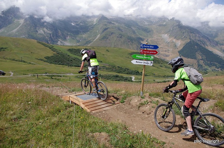 Mountain bike downhill track "Pédale douce"
