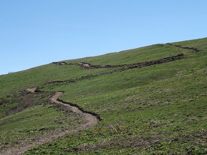 Mountain bike downhill track "Pédale douce"