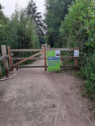 Site naturel d'Ecault : le sentier du Marais