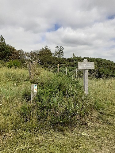 Site naturel d'Ecault : le sentier du Communal d'Ecault