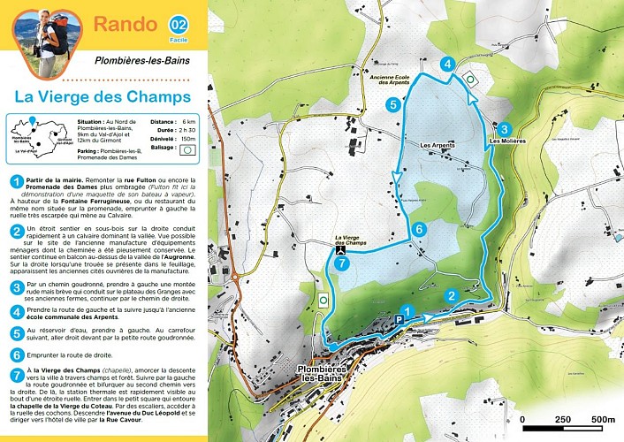 Randonnée - la vierge des champs