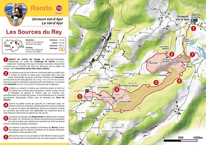 Randonnée - les sources du rey