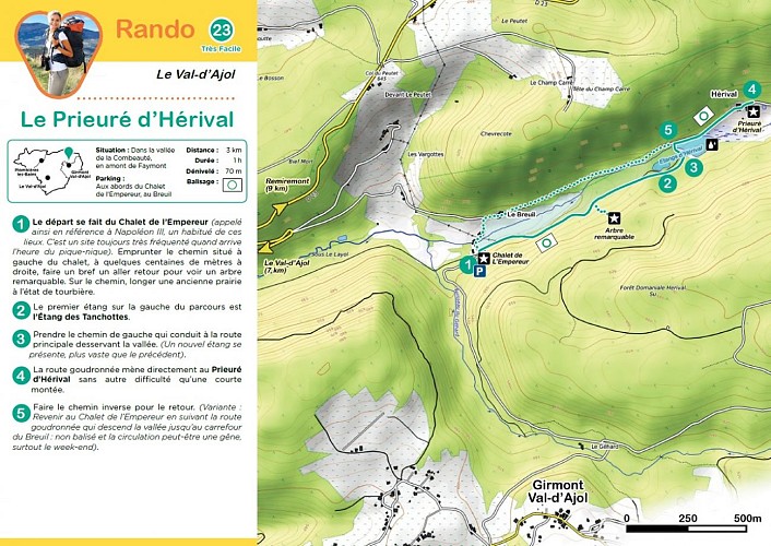 Randonnée - le prieuré d'hérival