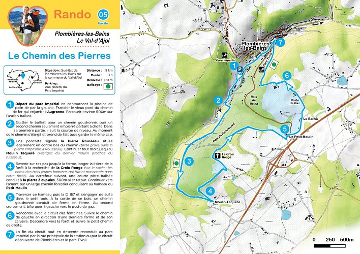 RANDONNÉE - LE CHEMINS DES PIERRES