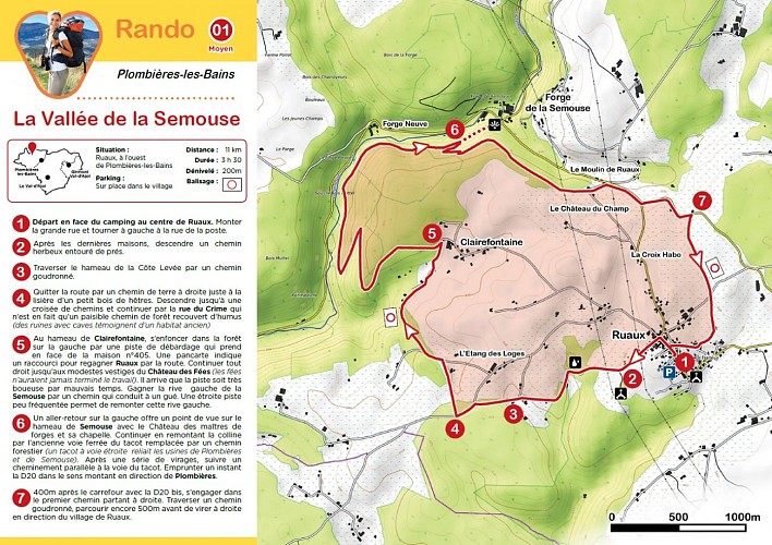 Randonnée - la vallée de la semouse