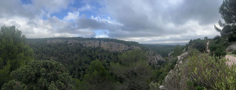 Panorama depuis la carrière
