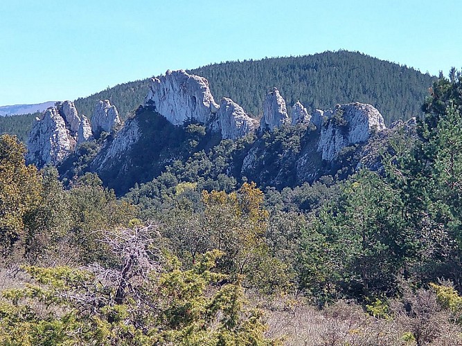 Rennes le Château-Le sentier du Ritou