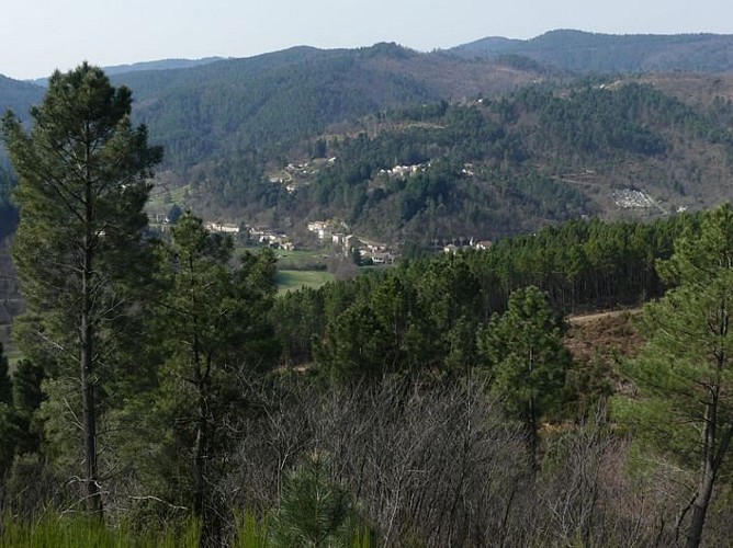 Vue sur Chamborigaud