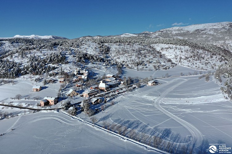 Parcours raquettes La Colle Saint Michel