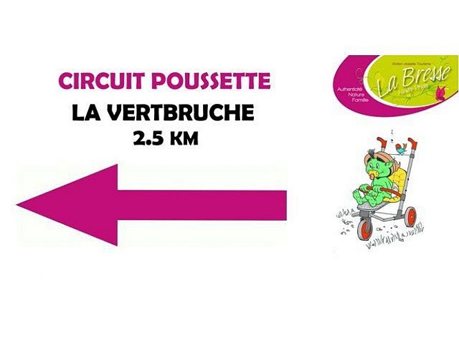 CIRCUIT MET KINDERWAGEN LA VERTBRUCHE