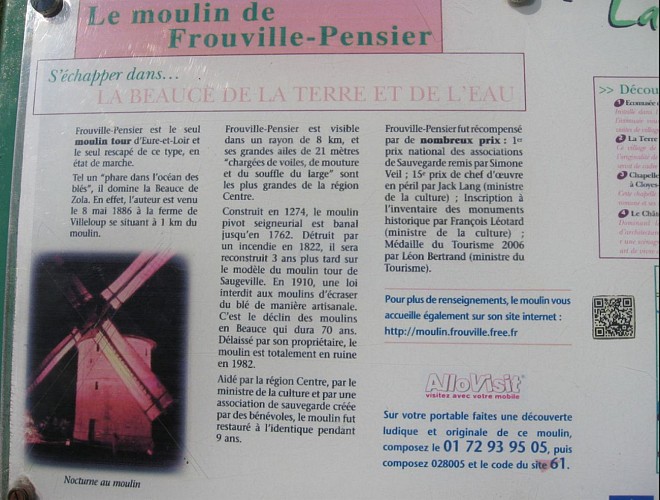 190.Niverville.(28).Moulin de Frouville-Pensier.Infos.