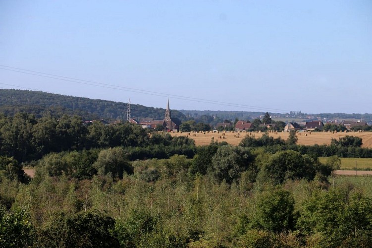 Moignelée vue village
