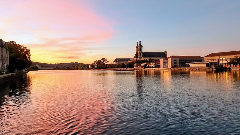 La Moselle au coucher de soleil