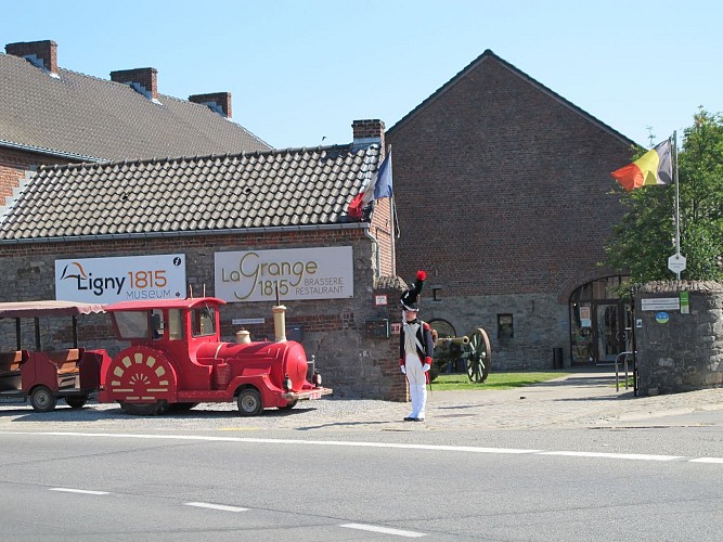 Ligny 1815 Museum entrée train