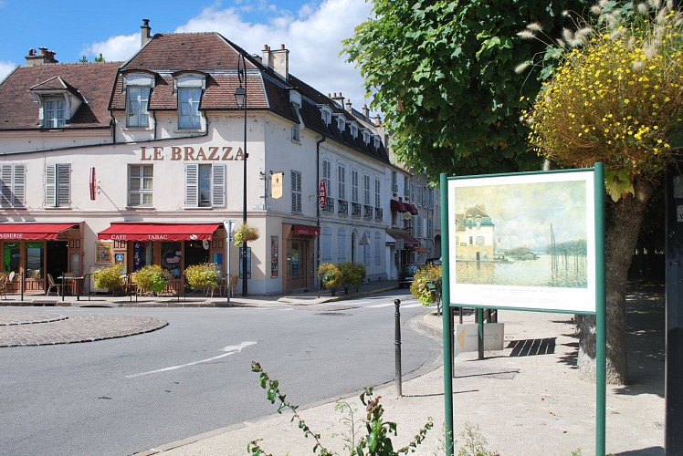 Le chemin des Impressionnistes, parcours bleu