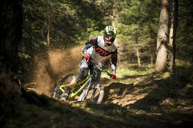 Piste de descente VTT des Lindarets